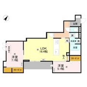 ラ メゾン ピック 中百舌鳥Ⅱの間取り画像