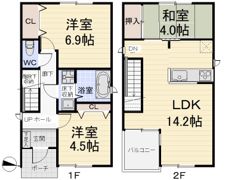 如意5－15－1KODATEXⅠAの間取り画像