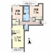 シュエットメゾン壱番館の間取り画像