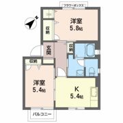 アクアロードIIIの間取り画像