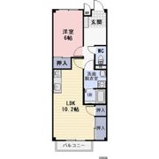 コンフォート坂祝の間取り画像