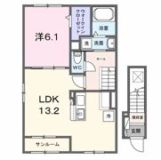 マ・メゾンソラーナの間取り画像