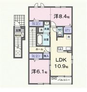 ホワイトクオーレの間取り画像
