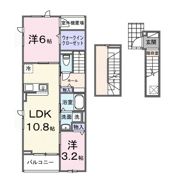 コッリーナ・ヴェルデ Kの間取り画像