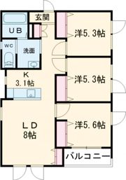 new RELの間取り画像