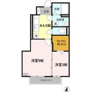 ルミエール花の木 Bの間取り画像