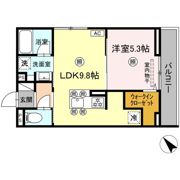 DーROOM庚午中の間取り画像