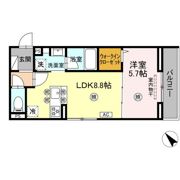 DーROOM庚午中の間取り画像