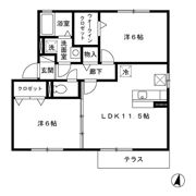 メゾン・ド・フルール C棟の間取り画像