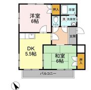シティハイツ B棟の間取り画像