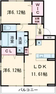 シャノワールの間取り画像