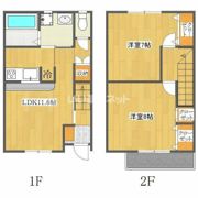 メゾネット浅川R＆Aの間取り画像