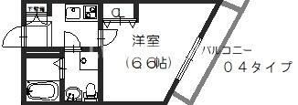 モダンルイーズ鶴見の間取り画像
