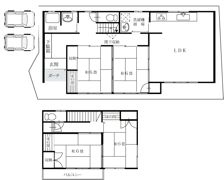 吉見町日本家屋戸建ての間取り画像