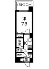グランアズール浦上の間取り画像