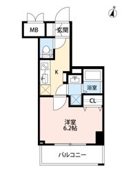 Blance OMIYA（ブランセ オオミヤ）の間取り画像