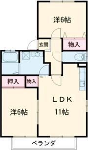 御殿場レジデンスⅡの間取り画像