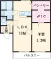 ホワイトピア米津の間取り画像
