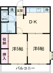 エステート小山第一の間取り画像