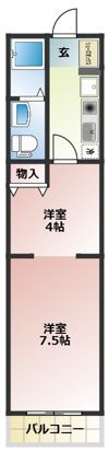 エンドレス北町の間取り画像