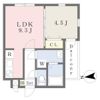 MOVE山王 WESTの間取り画像