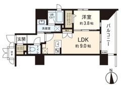 シーズンフラッツ仙台鉄砲町の間取り画像