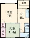 小木3丁目貸家の間取り画像