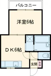 リバティ溝口の間取り画像