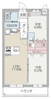 グリーントレジャーの間取り画像