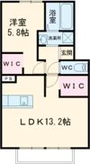 パークハイツAの間取り画像