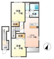 ラヴィータⅡの間取り画像
