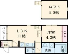 グランデュオSATOの間取り画像