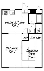 クレストパレス参番館の間取り画像