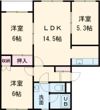 グロリアハイツ的場の間取り画像