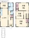 大和郡山市九条町877‐13貸家の間取り画像