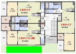 イル・フィオーレ一津屋の間取り画像