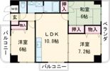 パークヒルズ5番館の間取り画像