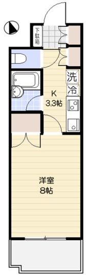 PLATZ中井の間取り画像