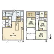 上篠崎戸建の間取り画像