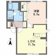 ノースコートBの間取り画像