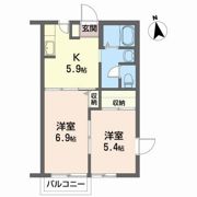 パセオわかば Dの間取り画像