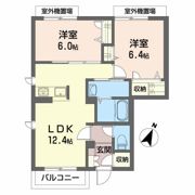 シャーメゾンガーデンズ下長Aの間取り画像