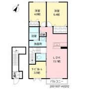 カーサ高柳の間取り画像