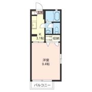 メゾン グリシーヌBの間取り画像