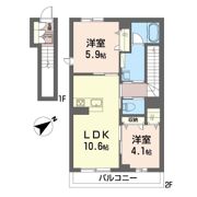 エスポワールの間取り画像