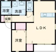 モーント米山壱番館の間取り画像