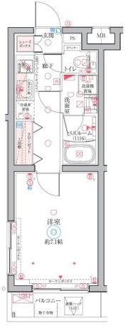 クレヴィスタ武蔵小杉の間取り画像