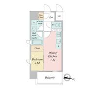 デュオフラッツ仙台木町通エアリの間取り画像