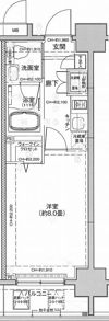 J・ワザック両国の間取り画像