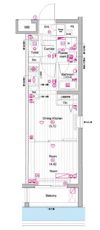 PREMIUM CUBE 中野富士見町の間取り画像